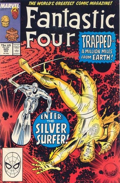 Marvel COMIC BOOK Fantastic Four #325 - CVR A (FN/VF)