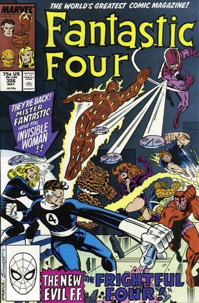 Marvel COMIC BOOK Fantastic Four #326 - CVR A (FN/VF)