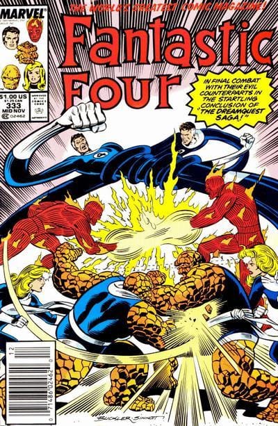 Marvel COMIC BOOK Fantastic Four #333 - CVR A (FN/VF)