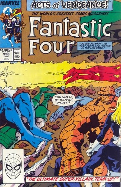 Marvel COMIC BOOK Fantastic Four #336 - CVR A (FN/VF)
