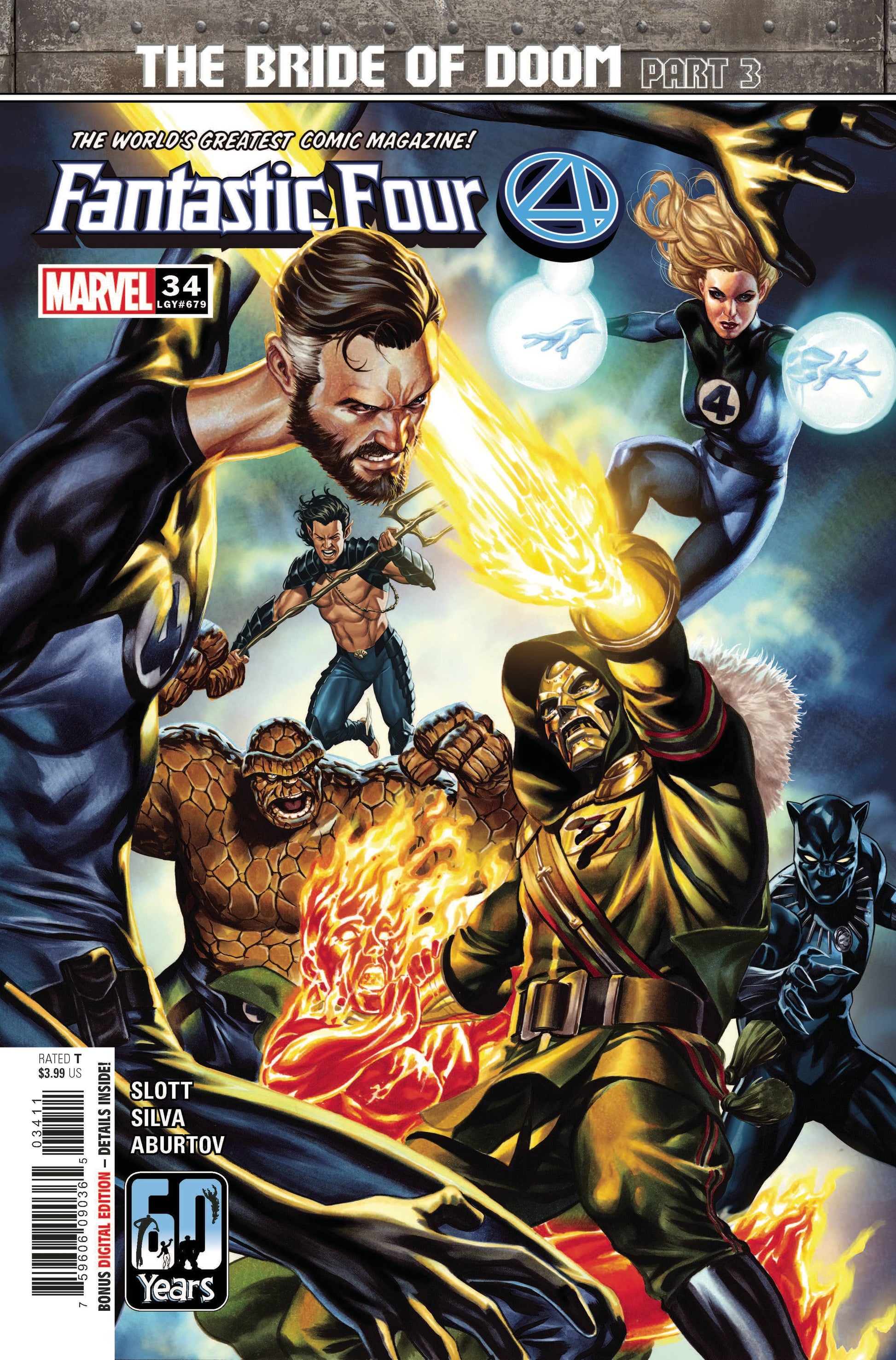 Marvel COMIC BOOK Fantastic Four #34 - CVR A (FN)
