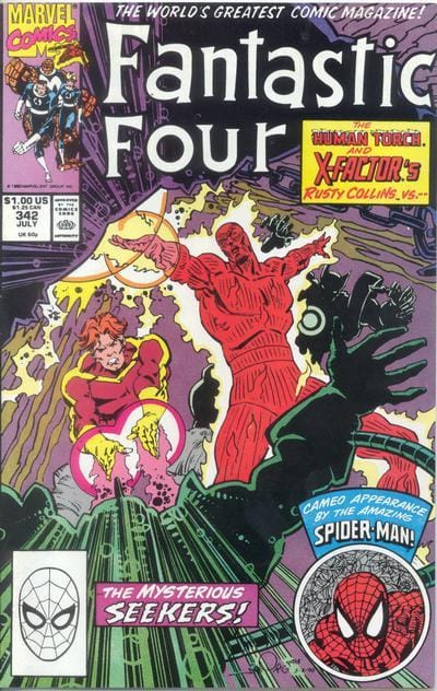 Marvel COMIC BOOK Fantastic Four #342 - CVR A (FN/VF)