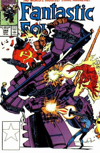Marvel COMIC BOOK Fantastic Four #344 - CVR A (FN/VF)