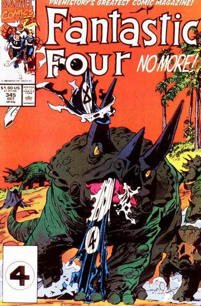 Marvel COMIC BOOK Fantastic Four #345 - CVR A (FN/VF)