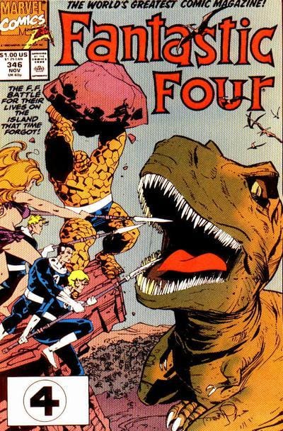 Marvel COMIC BOOK Fantastic Four #346 - CVR A (FN/VF)
