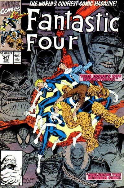 Marvel COMIC BOOK Fantastic Four #347 - CVR A (FN/VF)