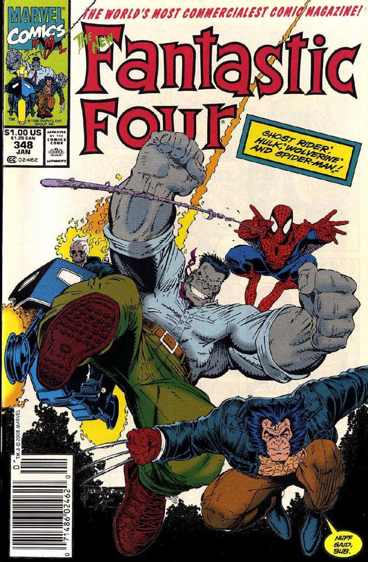 Marvel COMIC BOOK Fantastic Four #348 - CVR A (FN/VF)