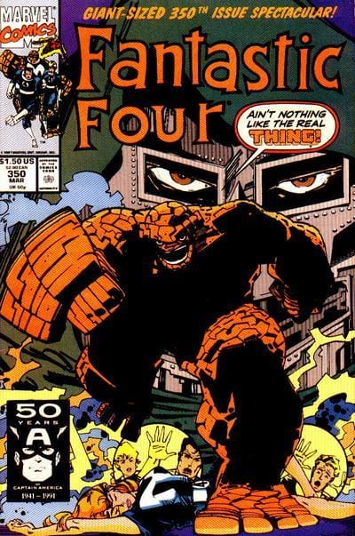 Marvel COMIC BOOK Fantastic Four #350 - CVR A (FN/VF)
