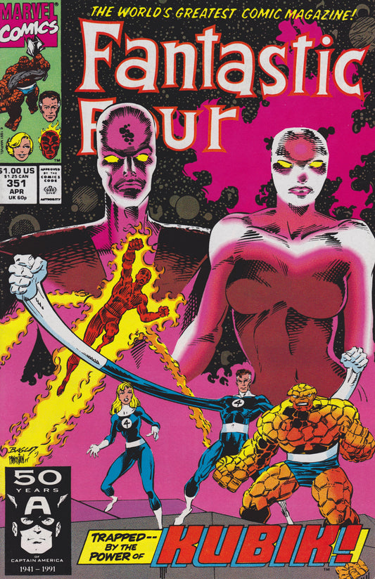 Marvel COMIC BOOK Fantastic Four #351 - CVR A (FN/VF)
