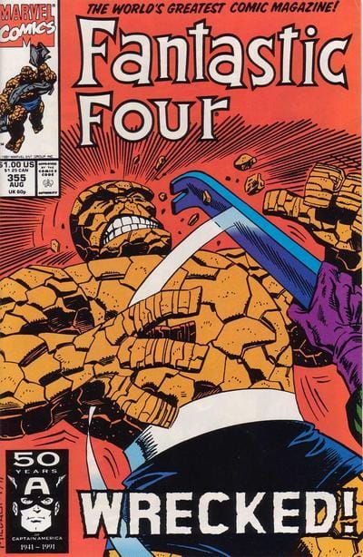 Marvel COMIC BOOK Fantastic Four #355 - CVR A (FN/VF)