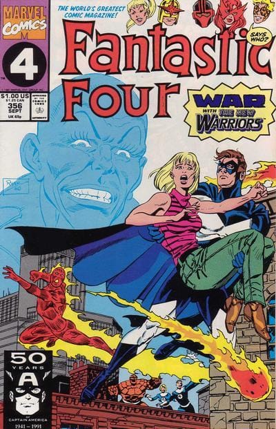 Marvel COMIC BOOK Fantastic Four #356 - CVR A (FN/VF)