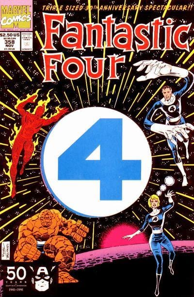 Marvel COMIC BOOK Fantastic Four #358 - CVR A (FN/VF)