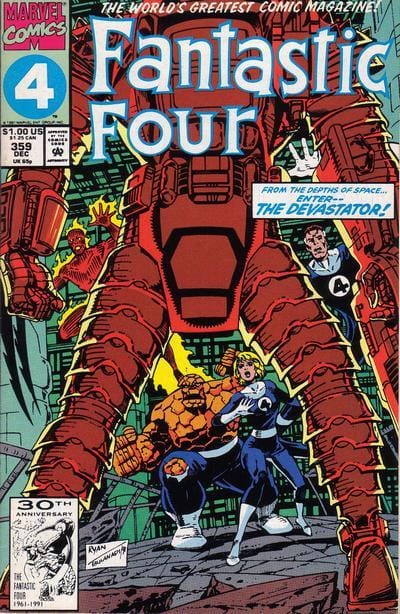 Marvel COMIC BOOK Fantastic Four #359 - CVR A (FN/VF)