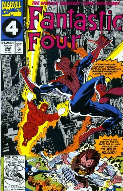 Marvel COMIC BOOK Fantastic Four #362 - CVR A (FN/VF)