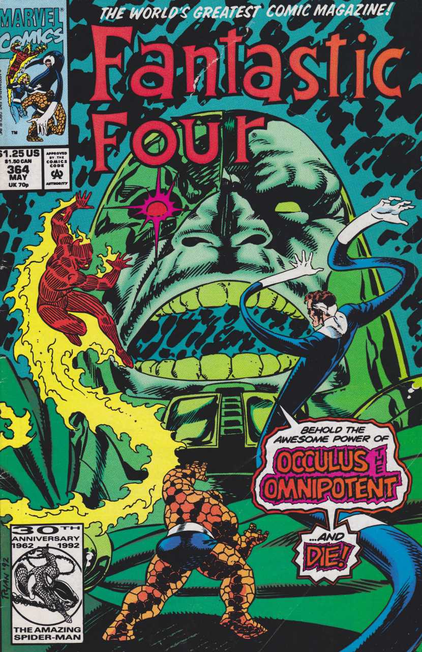 Marvel COMIC BOOK Fantastic Four #364 (FN)