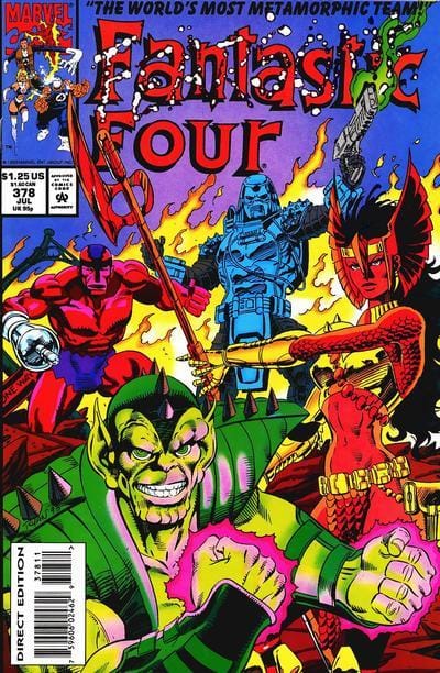 Marvel COMIC BOOK Fantastic Four #378 - CVR A (FN/VF)