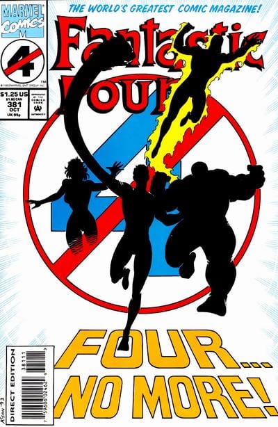 Marvel COMIC BOOK Fantastic Four #381 - CVR A (FN/VF)