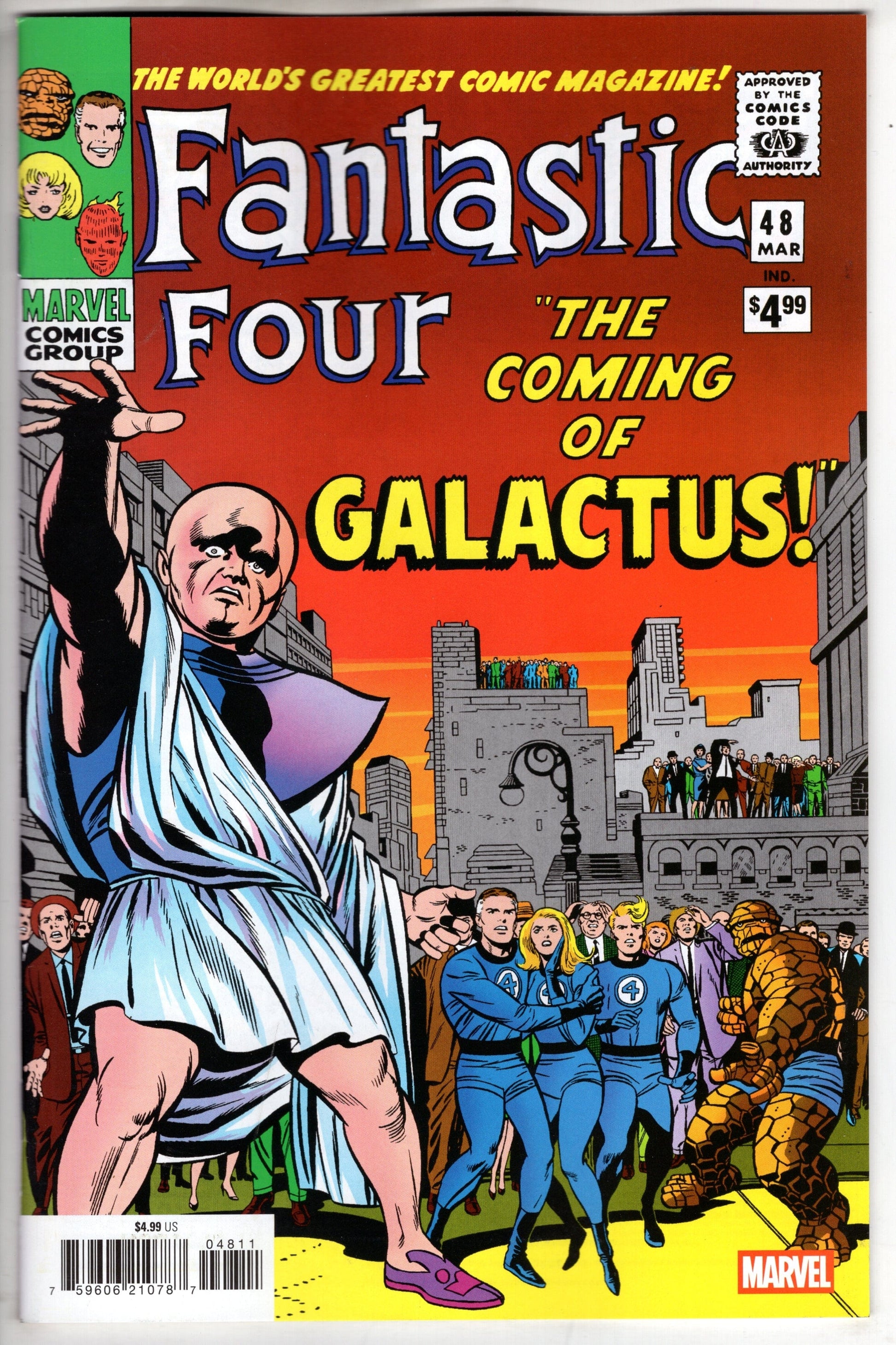 Marvel COMIC BOOK FANTASTIC FOUR #48 FACSIMILE EDITION