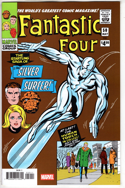 Marvel COMIC BOOK FANTASTIC FOUR #50 FACSIMILE EDITION