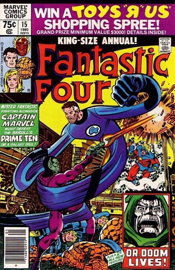 Marvel COMIC BOOK Fantastic Four Annual #15 - CVR A (FN/VF)