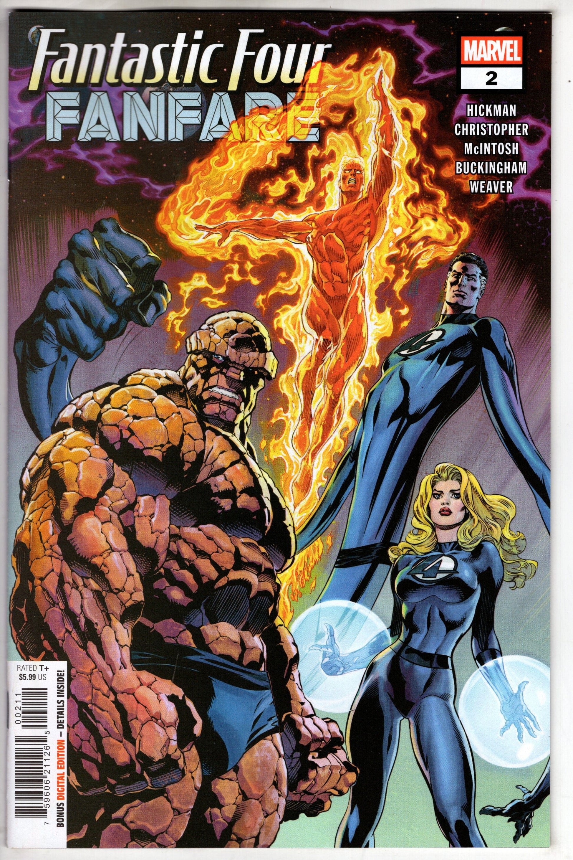 Marvel COMIC BOOK FANTASTIC FOUR FANFARE #2