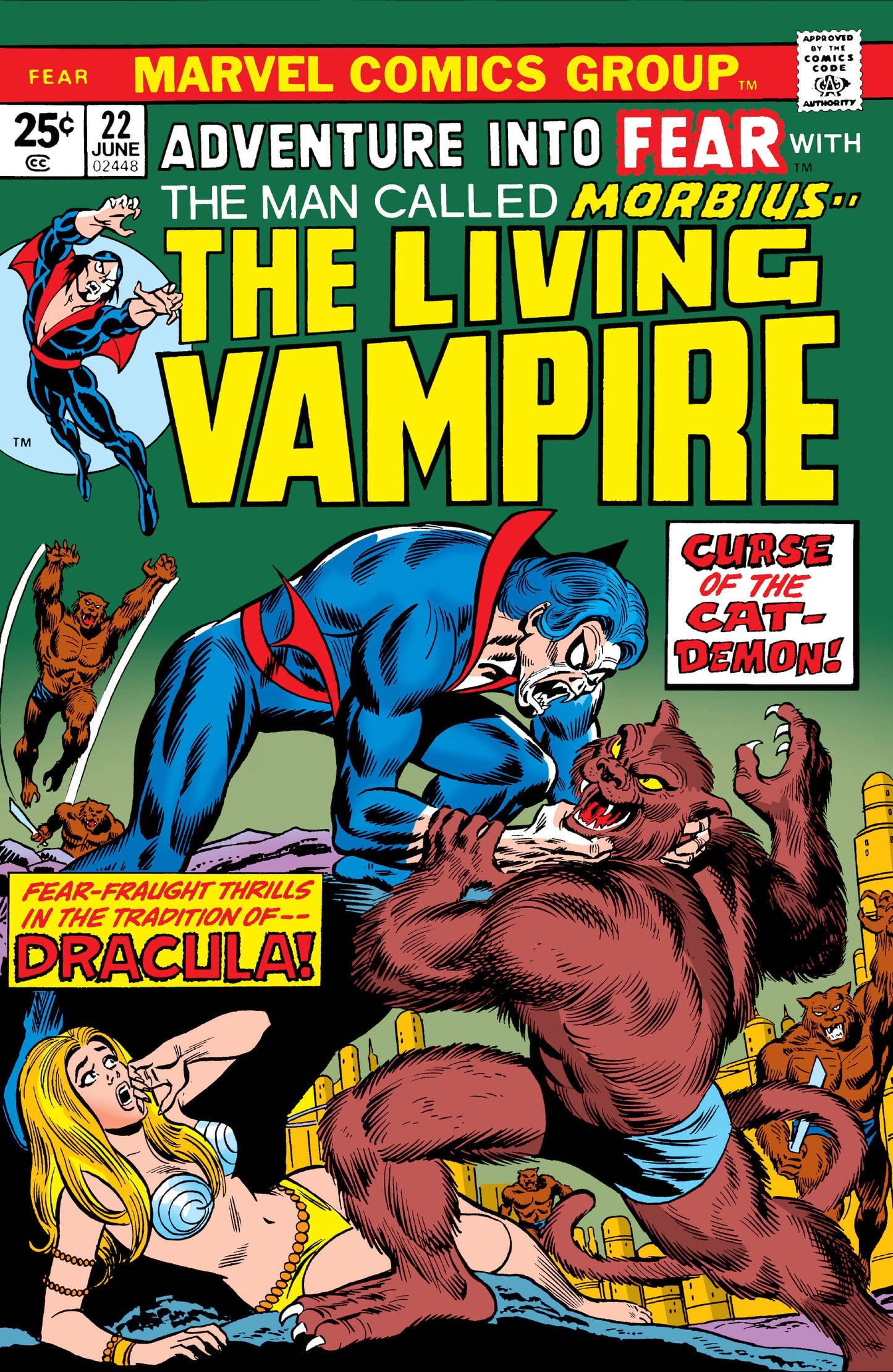 Marvel COMIC BOOK Fear #22 (FN/VF)