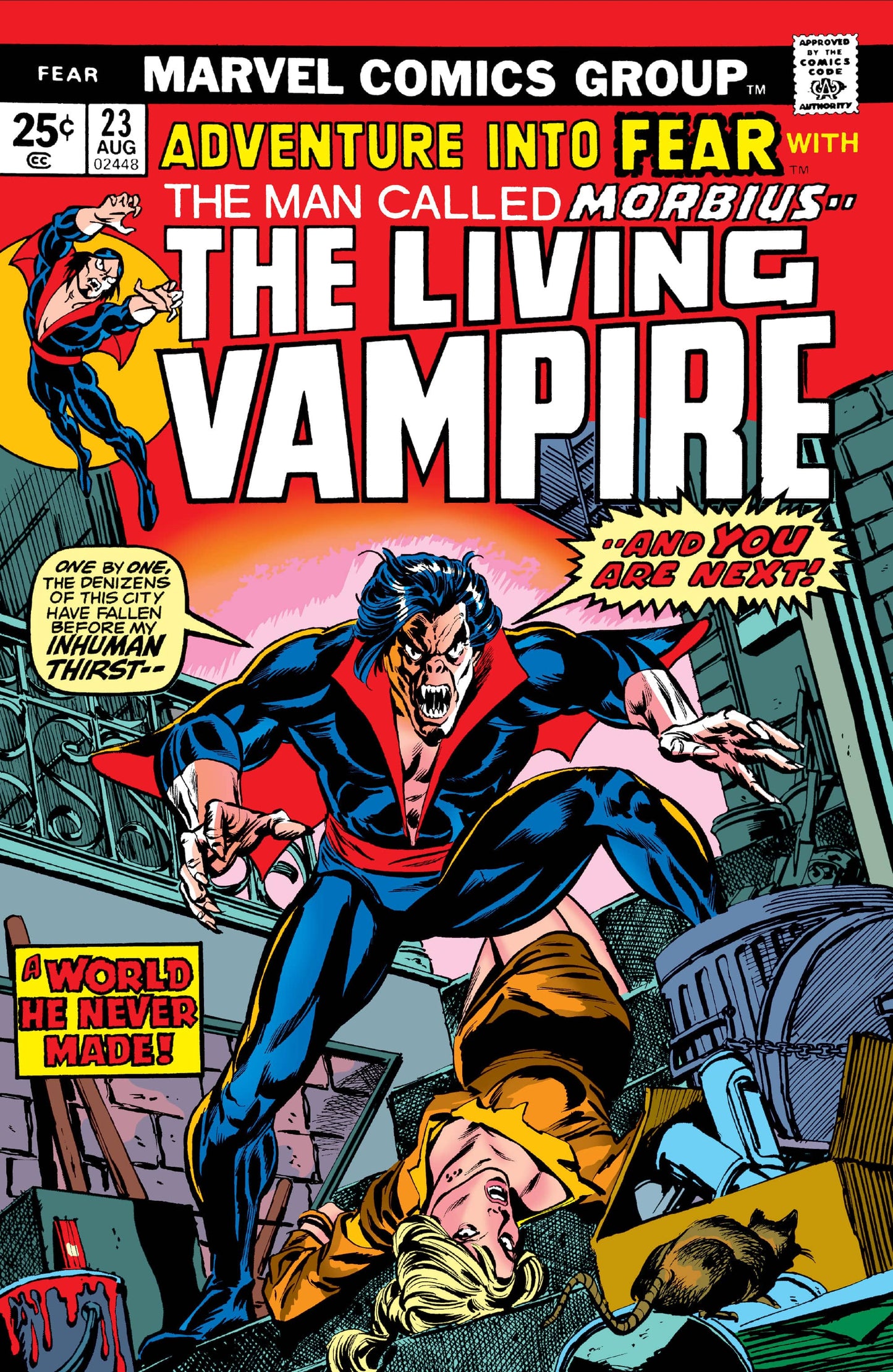 Marvel COMIC BOOK Fear #23 (FN/VF)