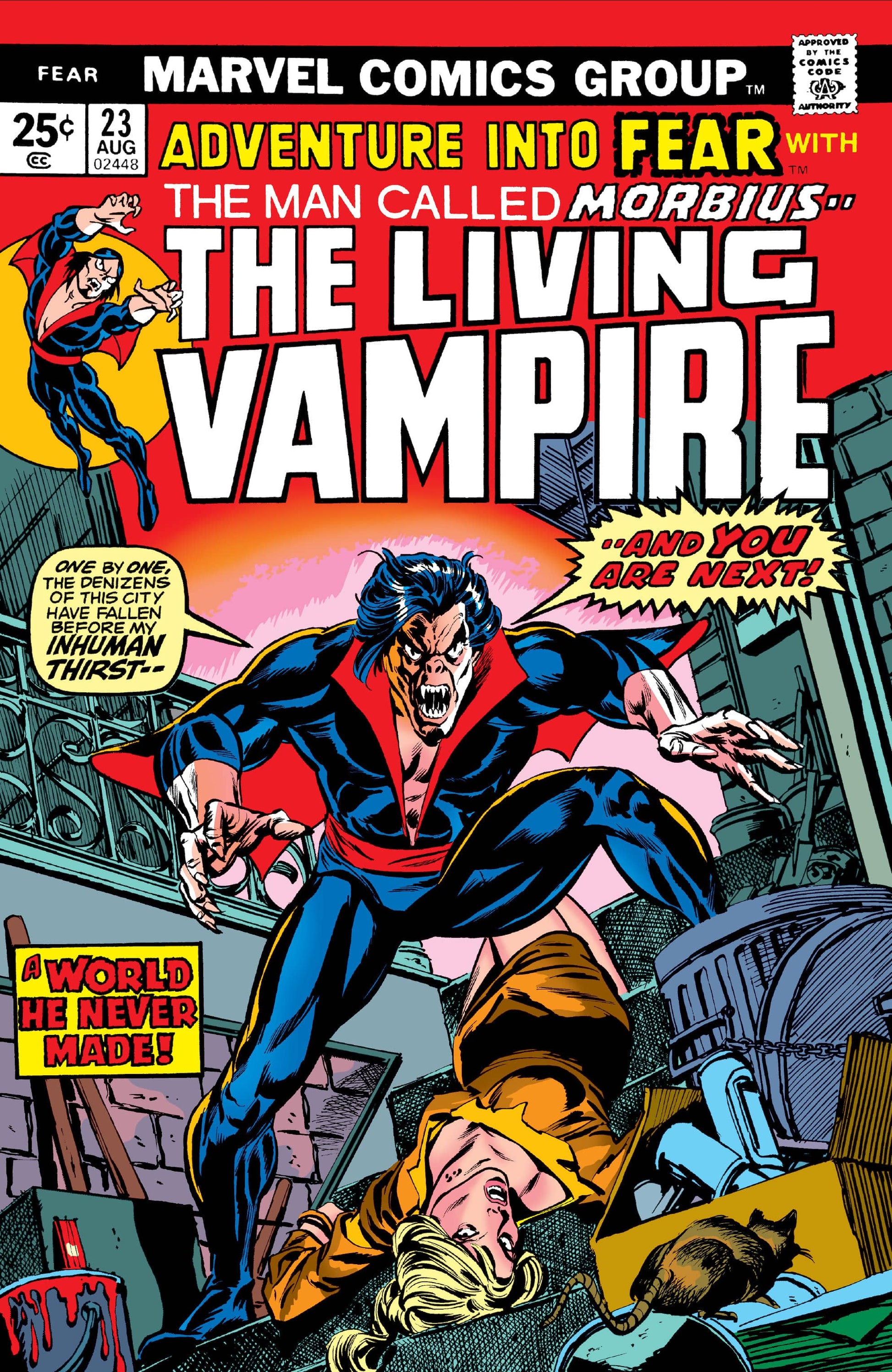 Marvel COMIC BOOK Fear #23 (FN/VF)