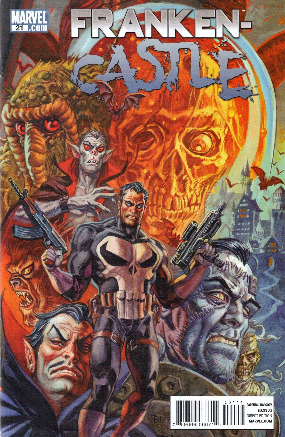 Marvel COMIC BOOK Franken-Castle #21 CVR A Marvel 2010 FN