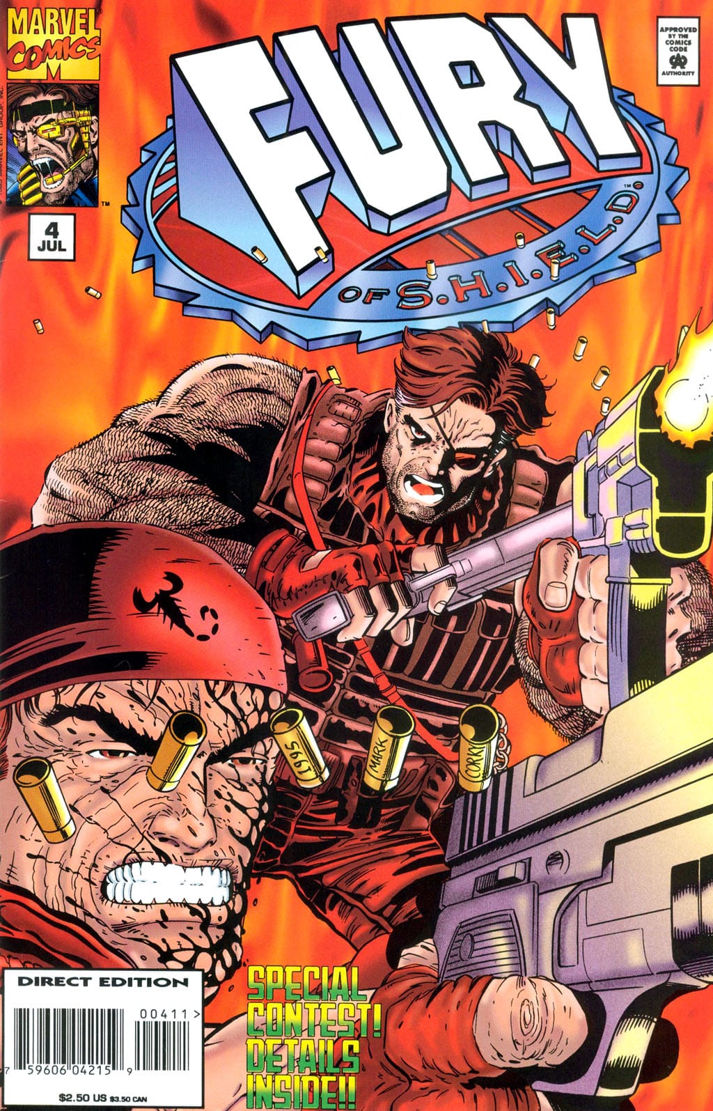Marvel COMIC BOOK Fury of S.H.I.E.L.D. #4 (VF/NM)