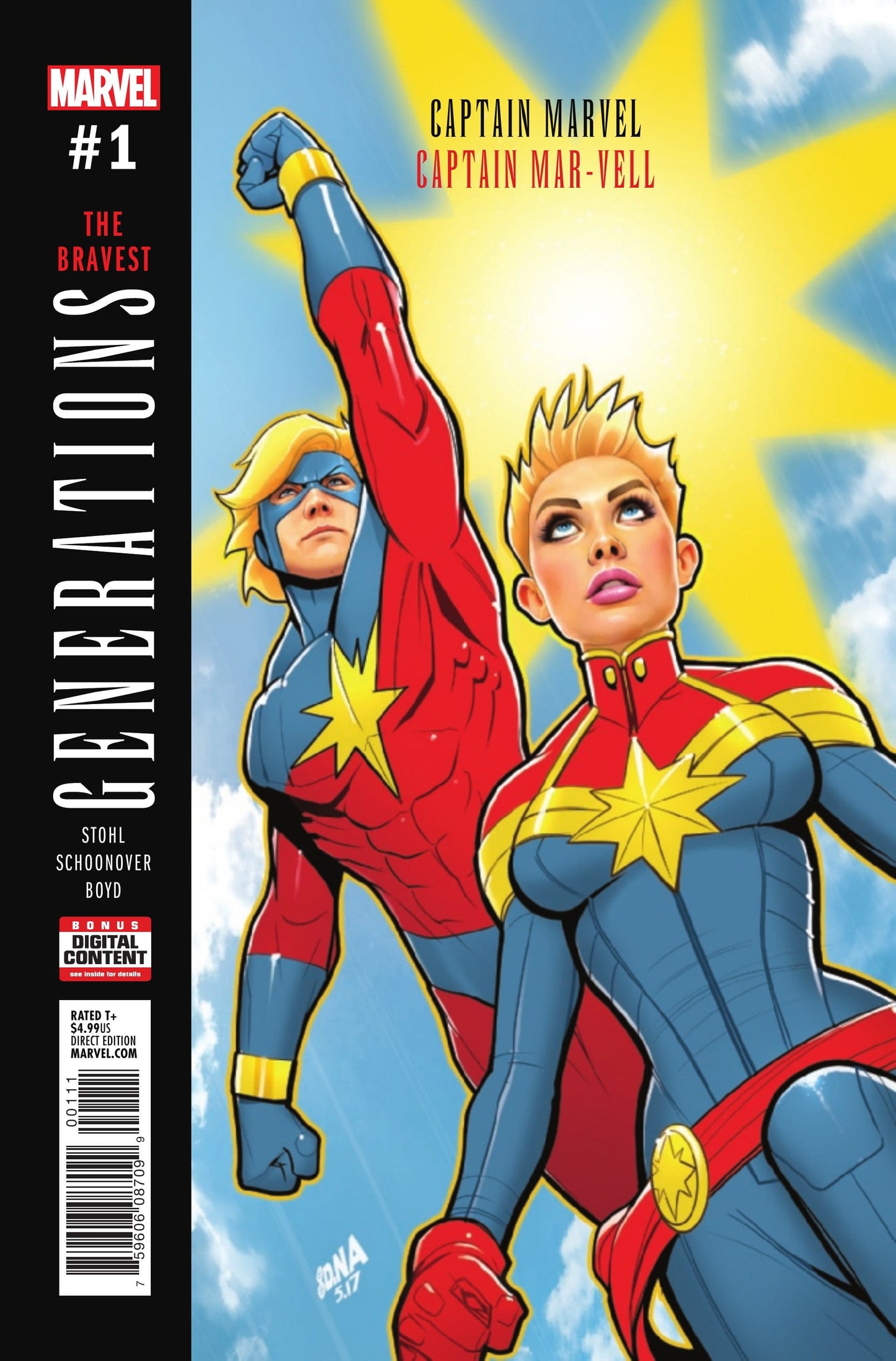 Marvel COMIC BOOK Generations: Captain Marvel & Captain Mar-vell #1 - CVR A (VF)