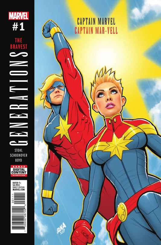 Marvel COMIC BOOK Generations: Captain Marvel & Captain Mar-vell #1 - CVR A (VF)