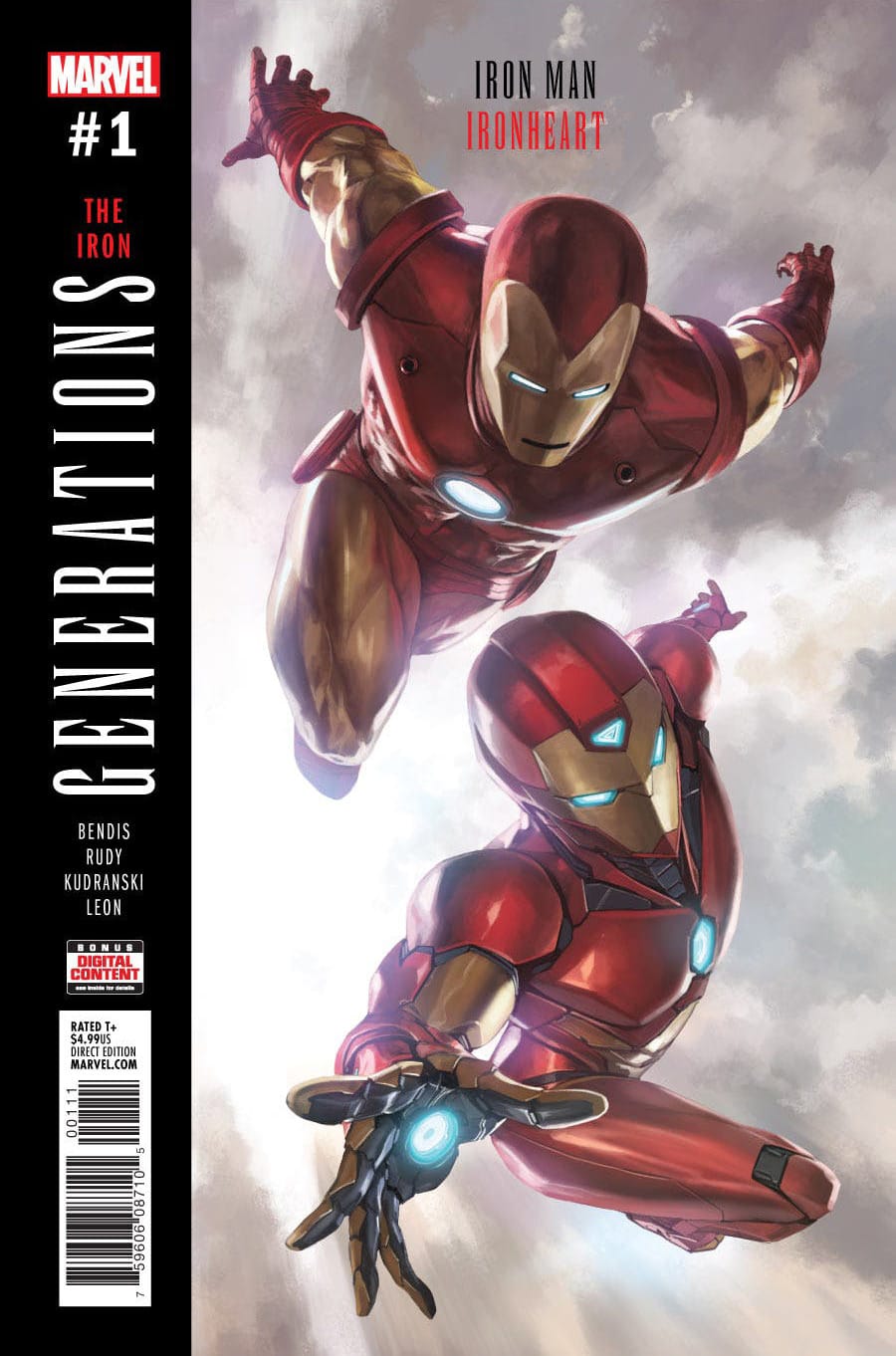 Marvel COMIC BOOK Generations: Iron Man & Ironheart #1 - CVR A (VF)