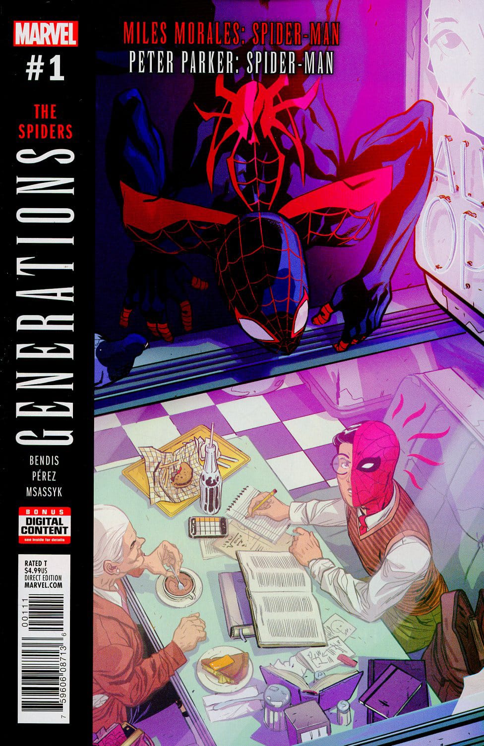 Marvel COMIC BOOK Generations: Miles Morales: Spider-Man & Peter Parker: Spider-Man #1 - CVR A (VF)