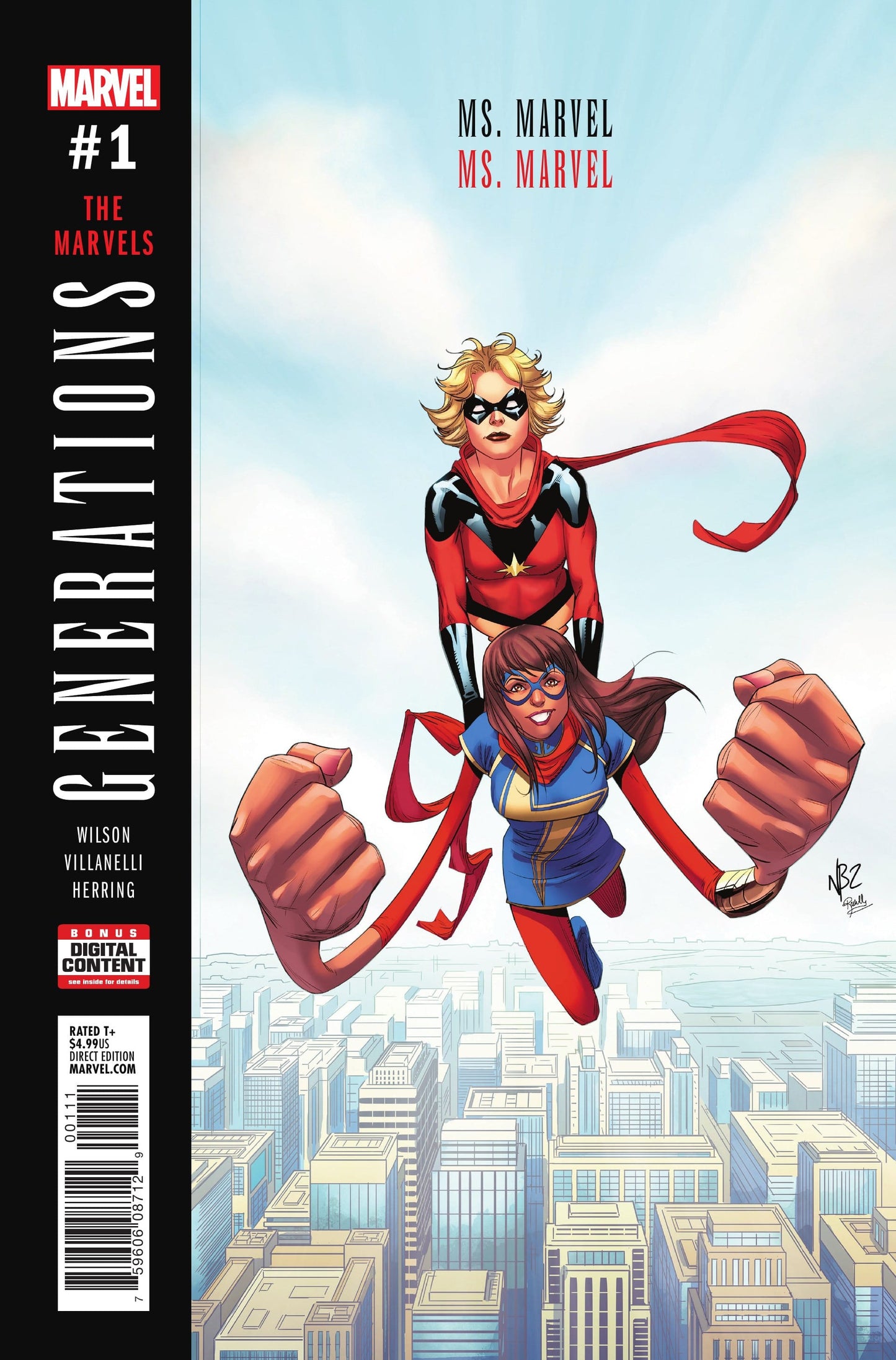 Marvel COMIC BOOK Generations: Ms. Marvel & Ms. Marvel #1 - CVR A (VF)