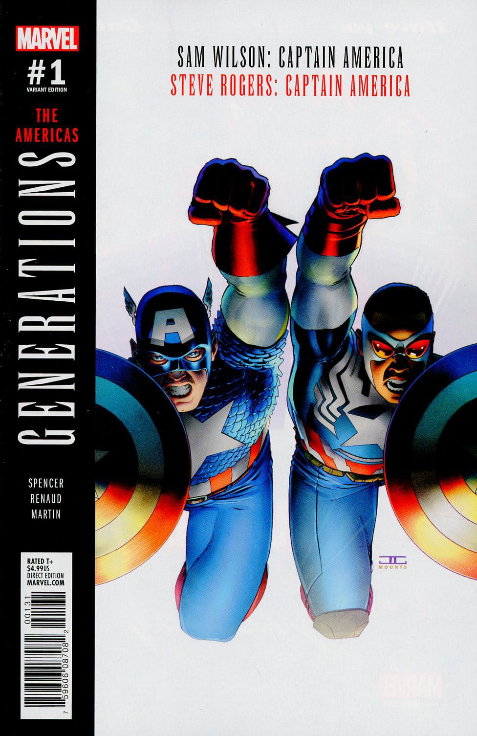 Marvel COMIC BOOK Generations: Sam Wilson: Captain America & Steve Rogers: Captain America #1 - CVR B (VF)