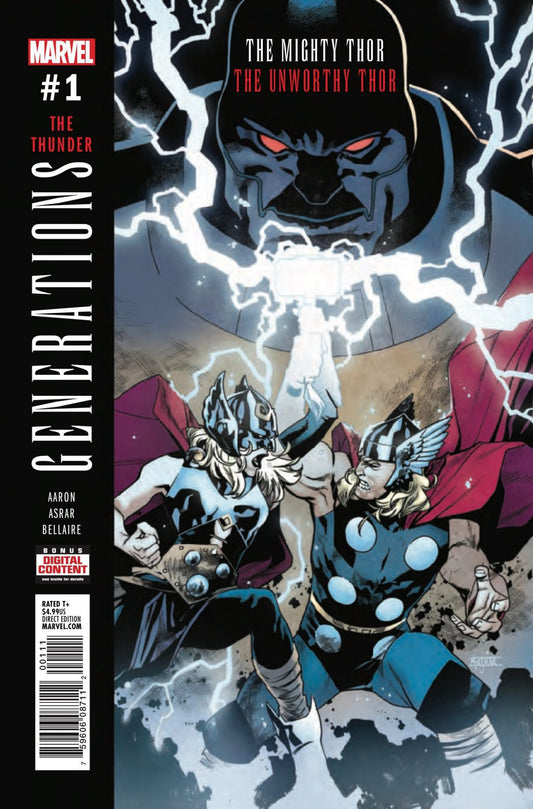 Marvel COMIC BOOK Generations: The Unworthy Thor & The Mighty Thor #1 - CVR A (VF)