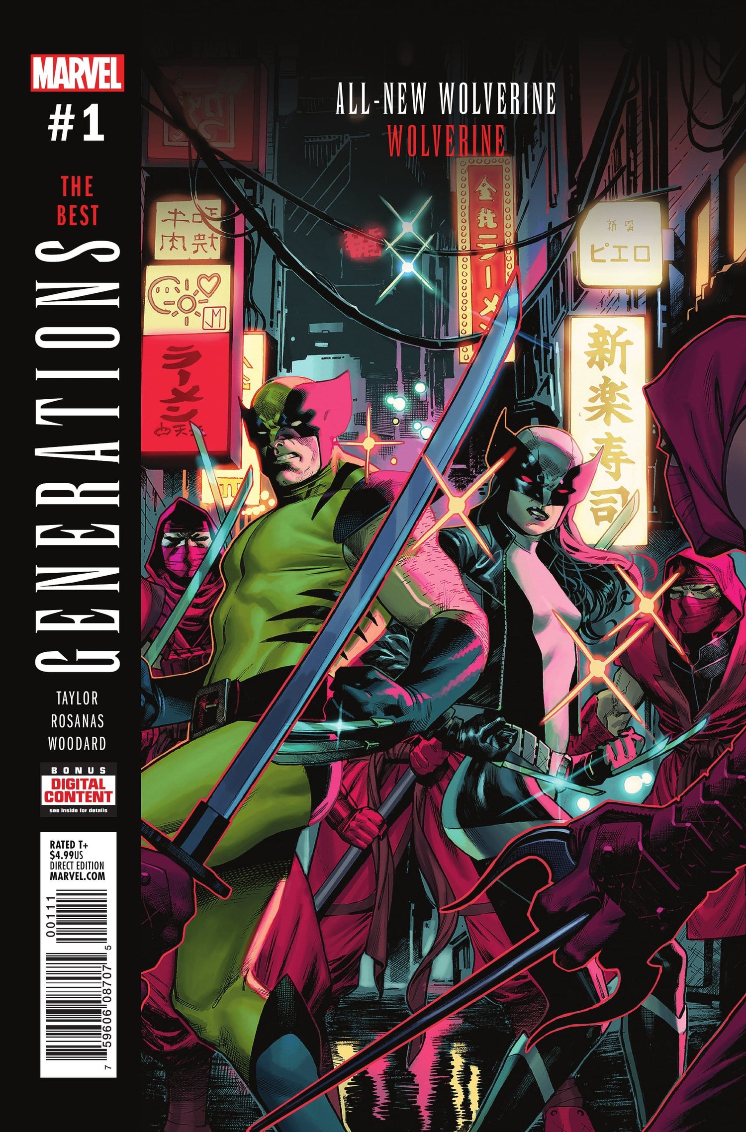 Marvel COMIC BOOK Generations: Wolverine & All-New Wolverine #1 - CVR A (VF)