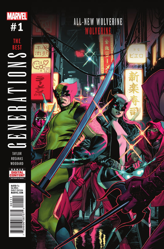 Marvel COMIC BOOK Generations: Wolverine & All-New Wolverine #1 - CVR A (VF)