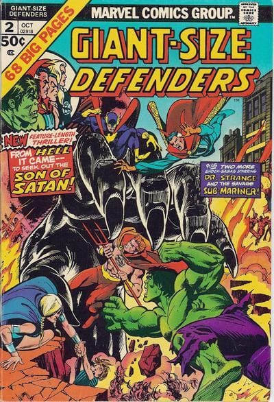 Marvel COMIC BOOK Giant-Size Defenders #2 (VG/FN)