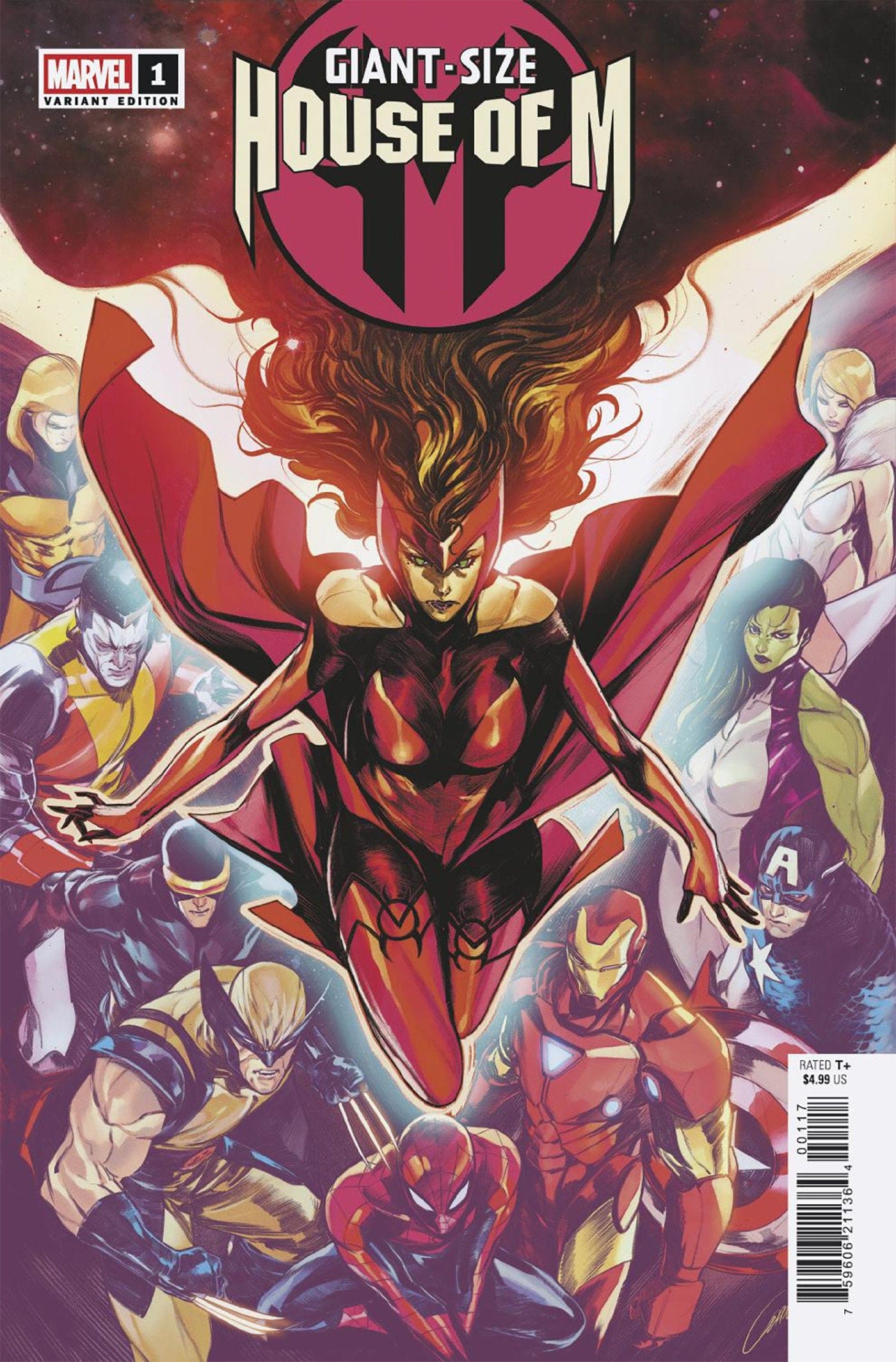 Marvel COMIC BOOK GIANT-SIZE HOUSE OF M #1 ALESSANDRO CAPPUCCIO VARIANT