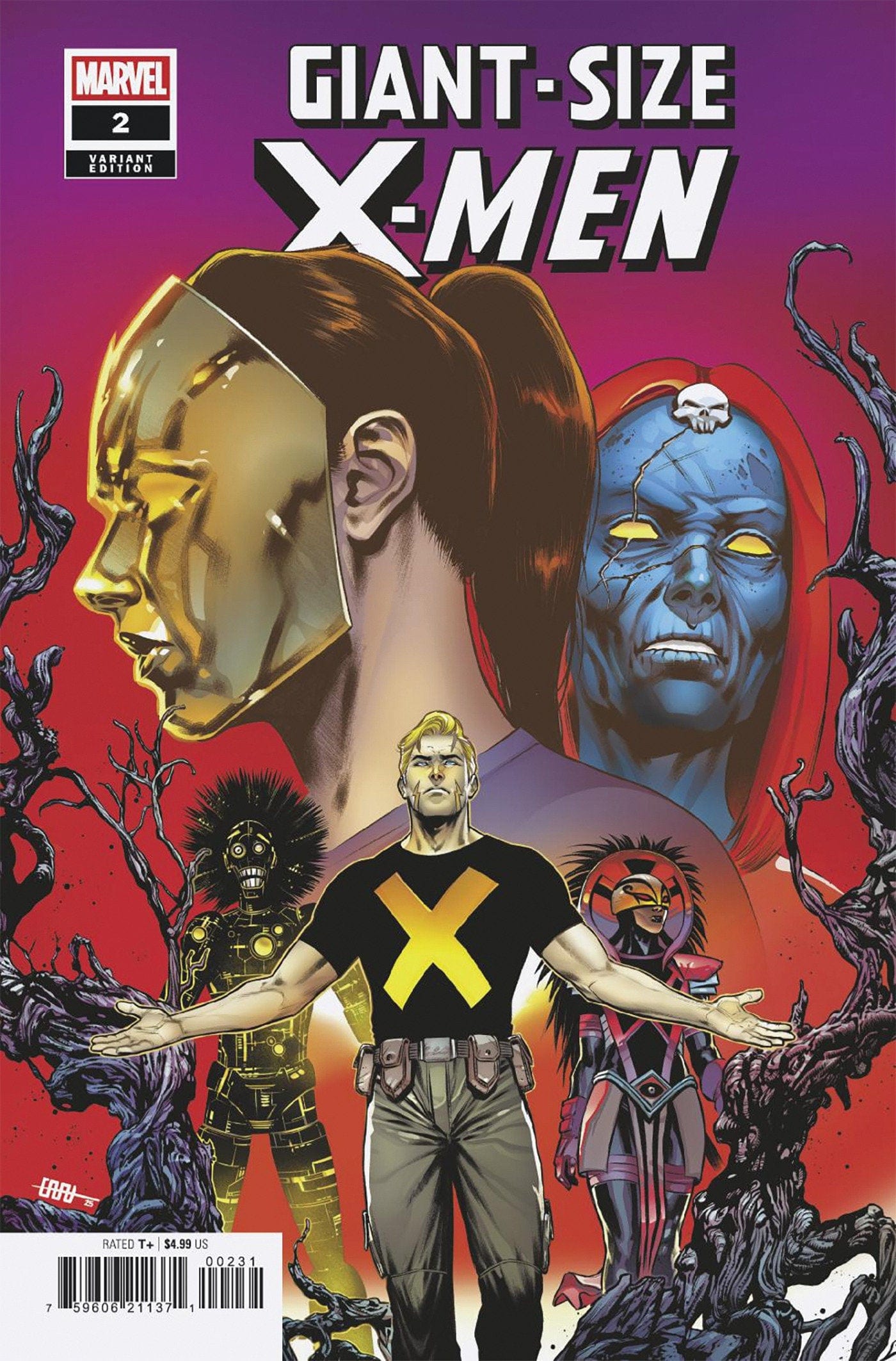 Marvel COMIC BOOK GIANT-SIZE X-MEN #2 CAFU SPOILER VARIANT