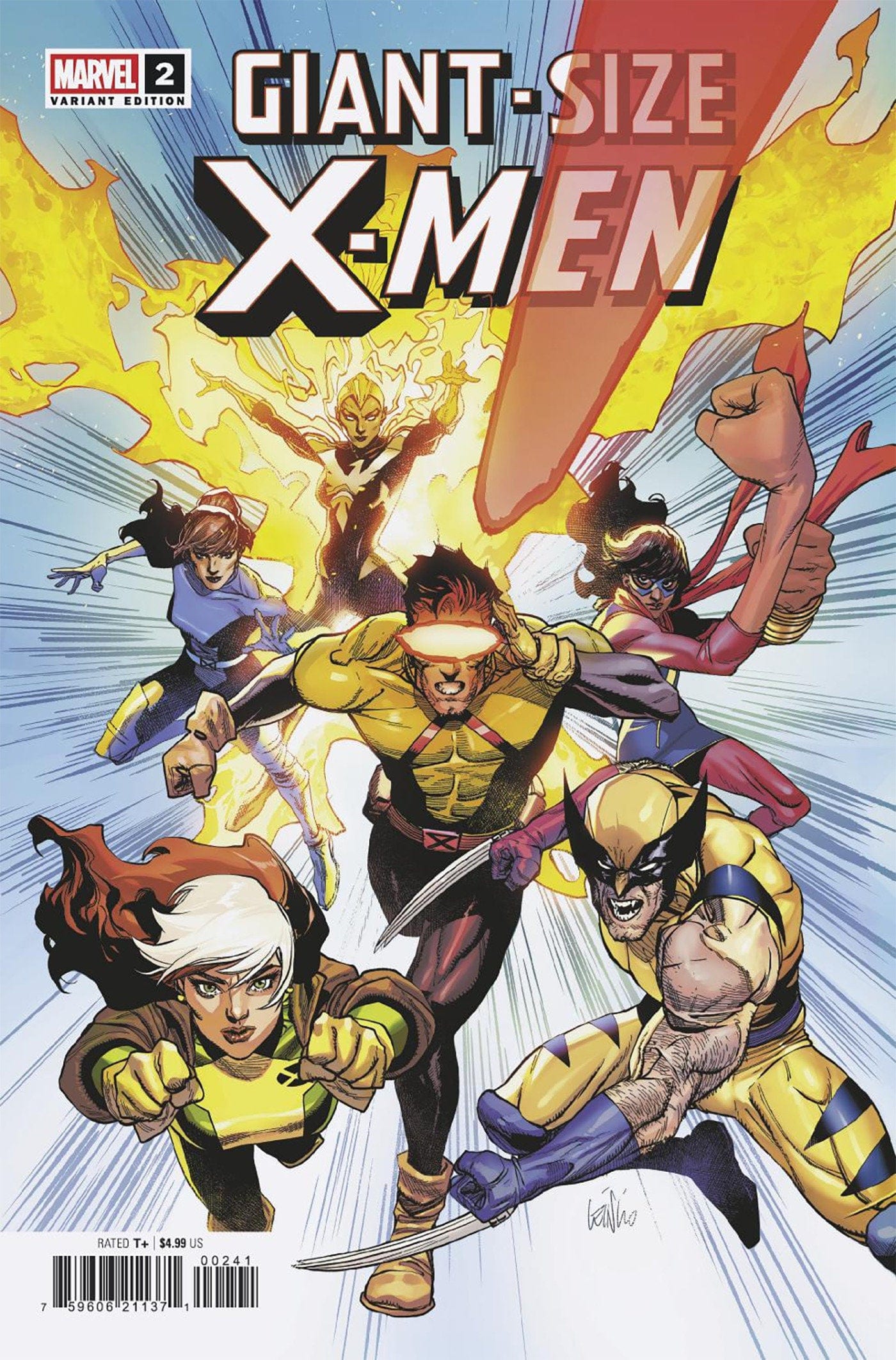 Marvel COMIC BOOK GIANT-SIZE X-MEN #2 LEINIL YU VARIANT