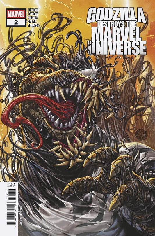 Marvel COMIC BOOK GODZILLA DESTROYS THE MARVEL UNIVERSE #2