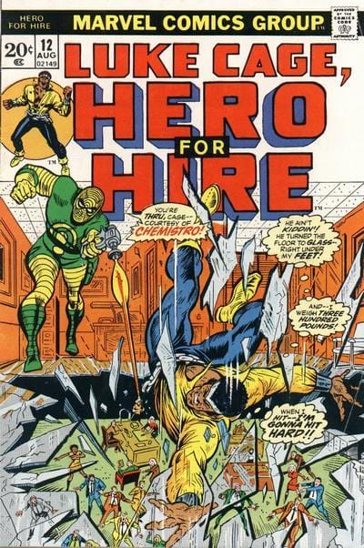 Marvel COMIC BOOK Hero for Hire #12 (FN)