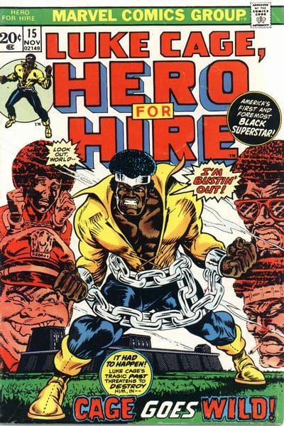 Marvel COMIC BOOK Hero for Hire #15 (FN)