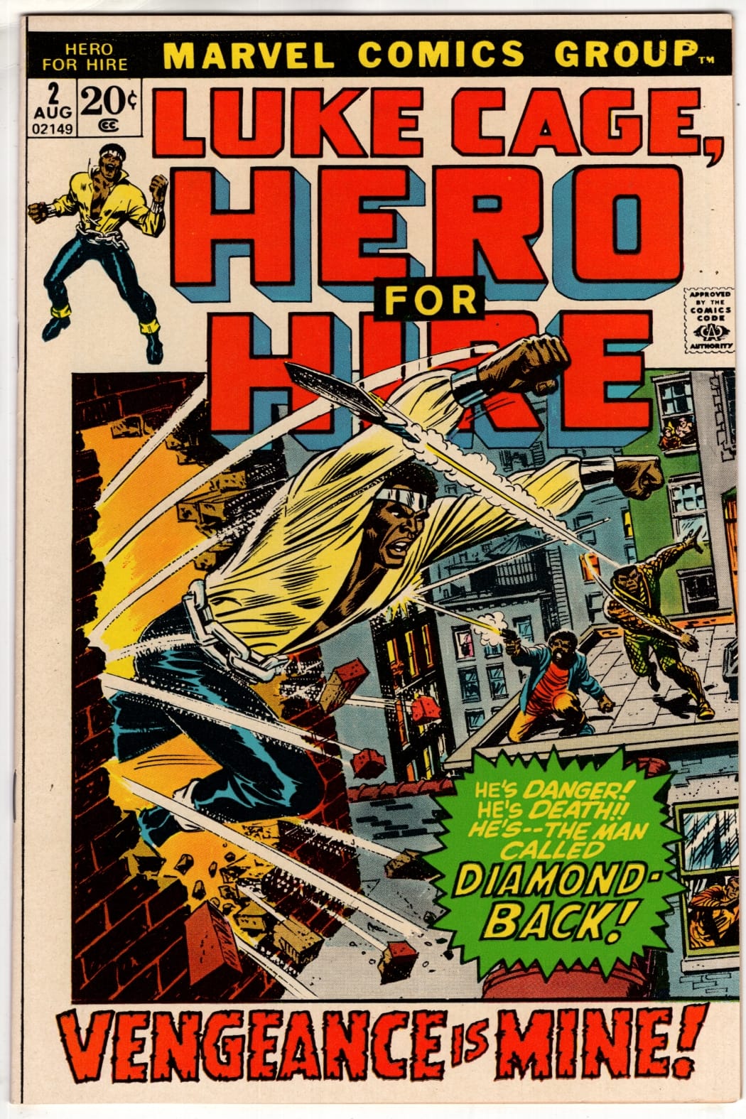 Marvel COMIC BOOK Hero for Hire #2 (FN/VF)