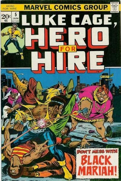 Marvel COMIC BOOK Hero for Hire #5 (FN/)