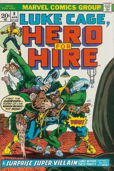 Marvel COMIC BOOK Hero for Hire #8 (VG)