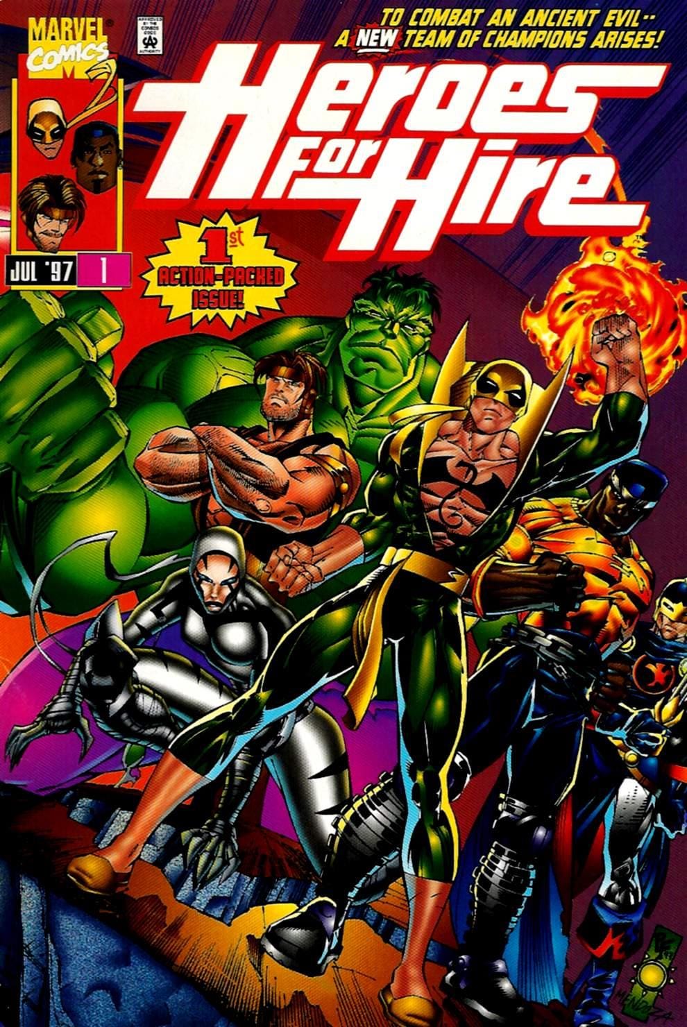 Marvel COMIC BOOK Heroes for Hire #1 (VF/NM)